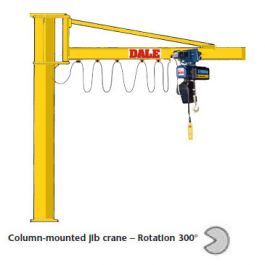 Donati GBA Overbraced H Free Standing Jib Cranes Up To 2,000 Kg