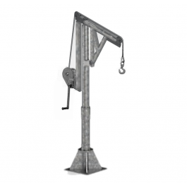 Demountable Split Pillar Lifting Davits with Hand Winch