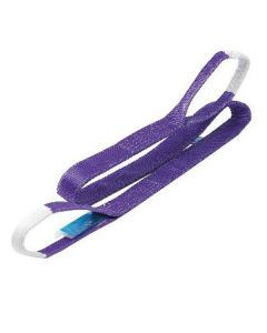 1 tonne x 30 mm wide Economy Polyester Belt Slings with Reinforced Soft Eyes