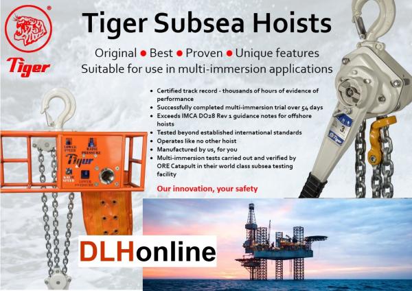 TIGER HOISTING > SUBSEA & OFFSHORE