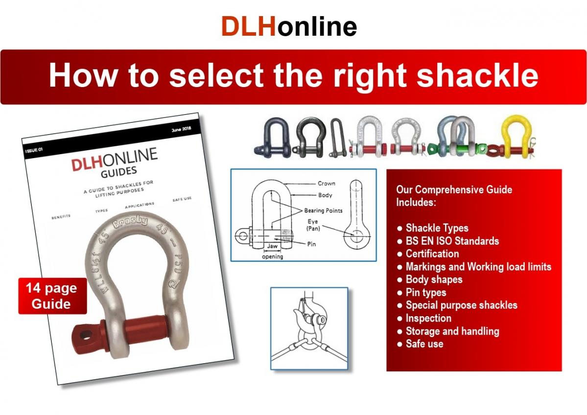 GUIDE TO SHACKLES FOR LIFTING