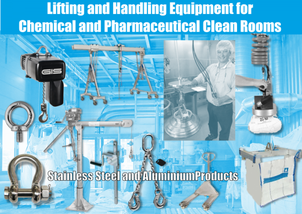 Lifting and Handling for Chemical and Pharmaceutical Clean Rooms