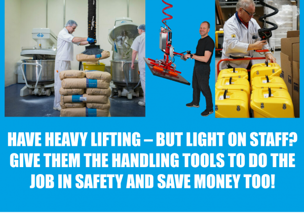 HAVE HEAVY LIFTING – BUT LIGHT ON STAFF? GIVE THEM THE TOOLS TO DO THE JOB