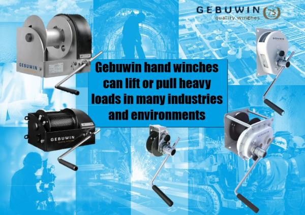 NEW RANGE - Gebuwin Quality Hand Winches