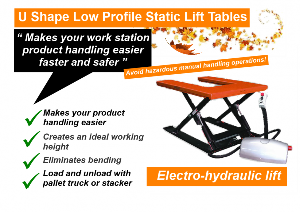 Why using lift tables is a safer option for work stations