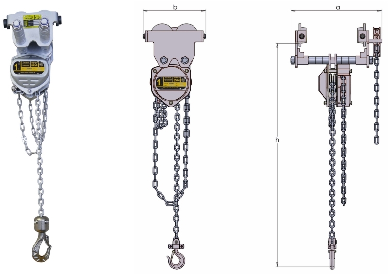 Hackett WH-C4 Corrosion Protected Combined Chain Hoist | DLH Online