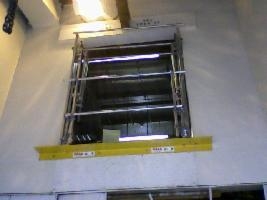 Pallet Gate in Ist. Floor Sliding Shutter Opening